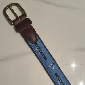 Men’s Leather Golf Belt Size 34 Saratoga National